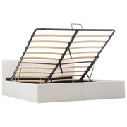 Giroletto con Contenitore Idraulico Bianco Similpelle 160x200 cm 285520