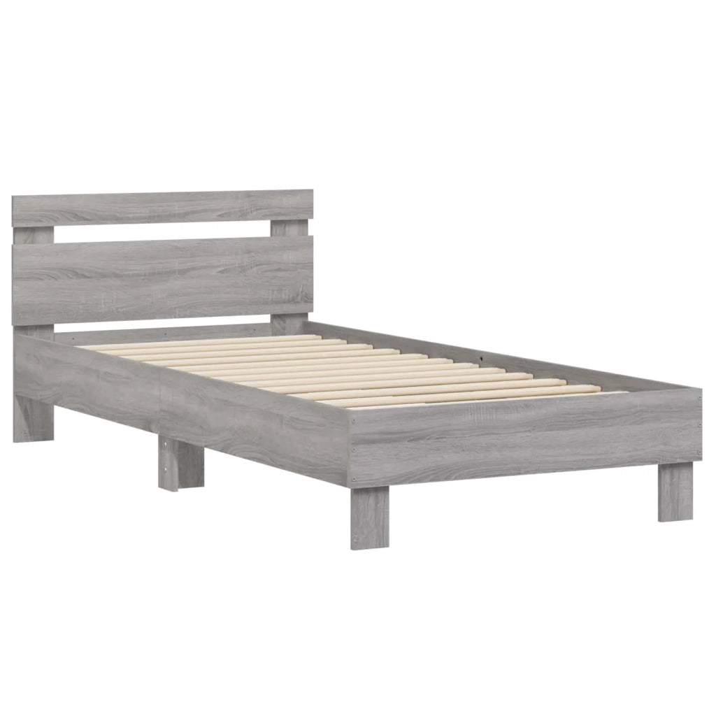Struttura del letto Sonoma grigio Legno ingegnerizzato 8009019