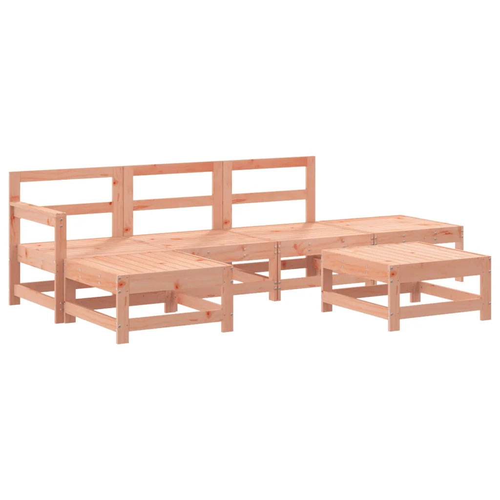Set Salotto da Giardino 6 pz in Legno Massello di Douglascod mxl 117943