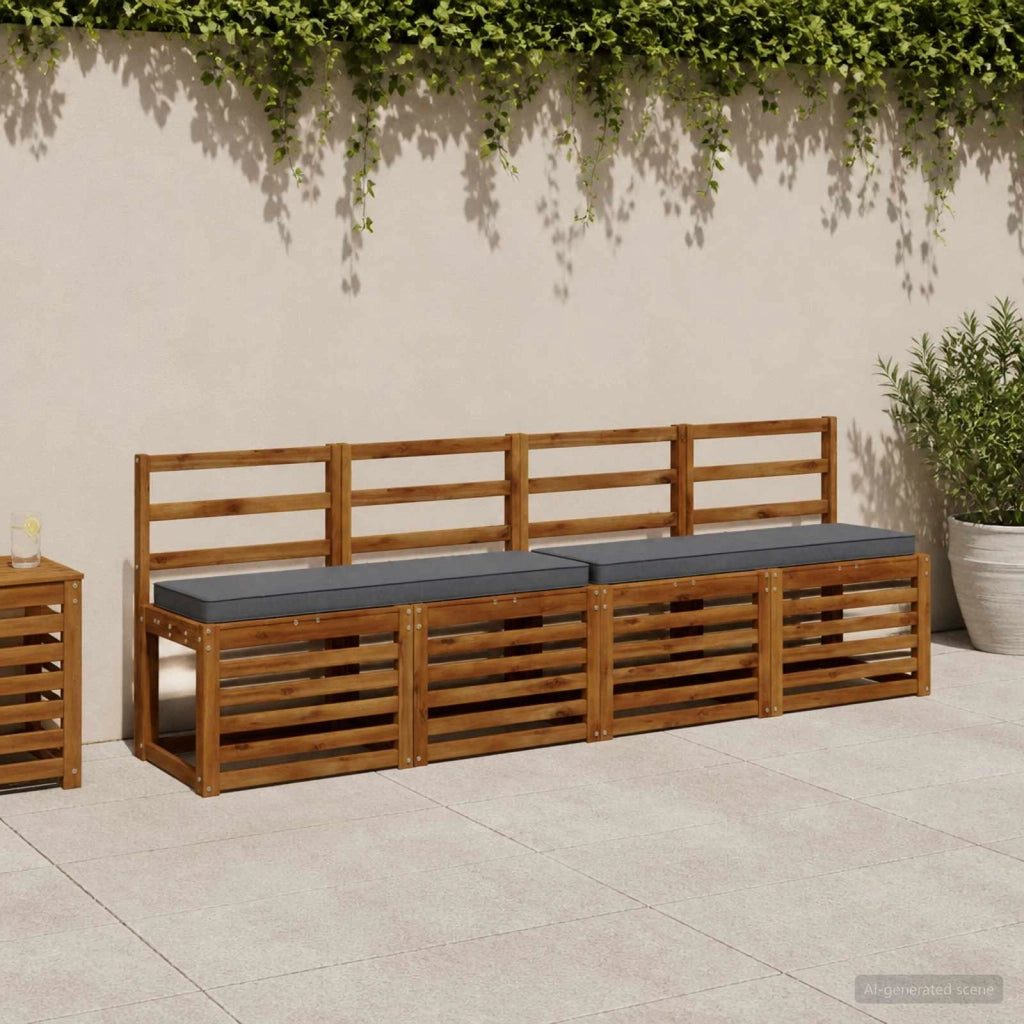 Cuscino per Panchina a 1 Pezzo VUGHT 100% Poliestere Blu 950482
