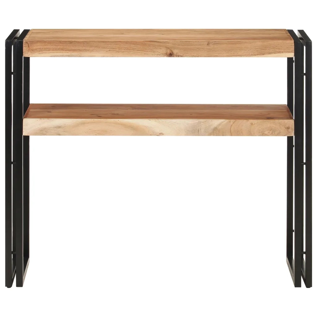 Tavolo Consolle 90x30x75 cm in Legno Massello di Acacia cod mxl 57211