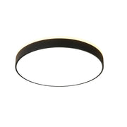 Plafoniera LED tonda Abigali Modern nera 60cm 60W 3000K