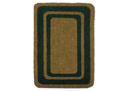 Zerbini Entrata Ingresso Casa Da Esterno Antiscivolo In Cocco Modello Riquadro - 50x100 - Verde