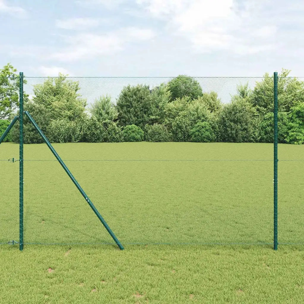 Recinzione Esagonale Verde 1,5 x 50 m PVC 42005434