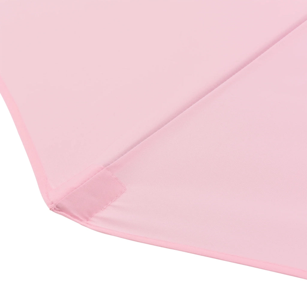 Ombrellone da giardino Budapest struttura in poliestere e acciaio 300 x 230 cm rosa pastello 03_0008049