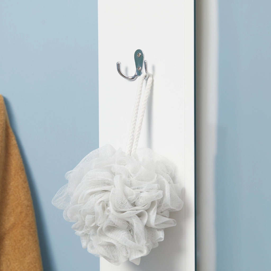 Colonna bagno con specchio e 6 ripiani ¨C zephmum ¨C 36x36x171 cm bianco