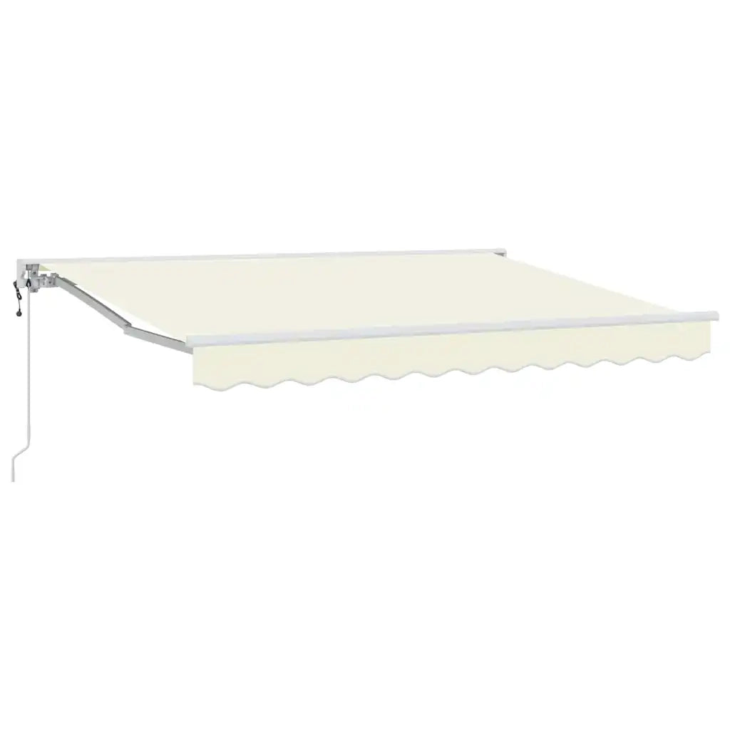 vidaXL Tenda Retrattile Crema 250x200 cm Tessuto