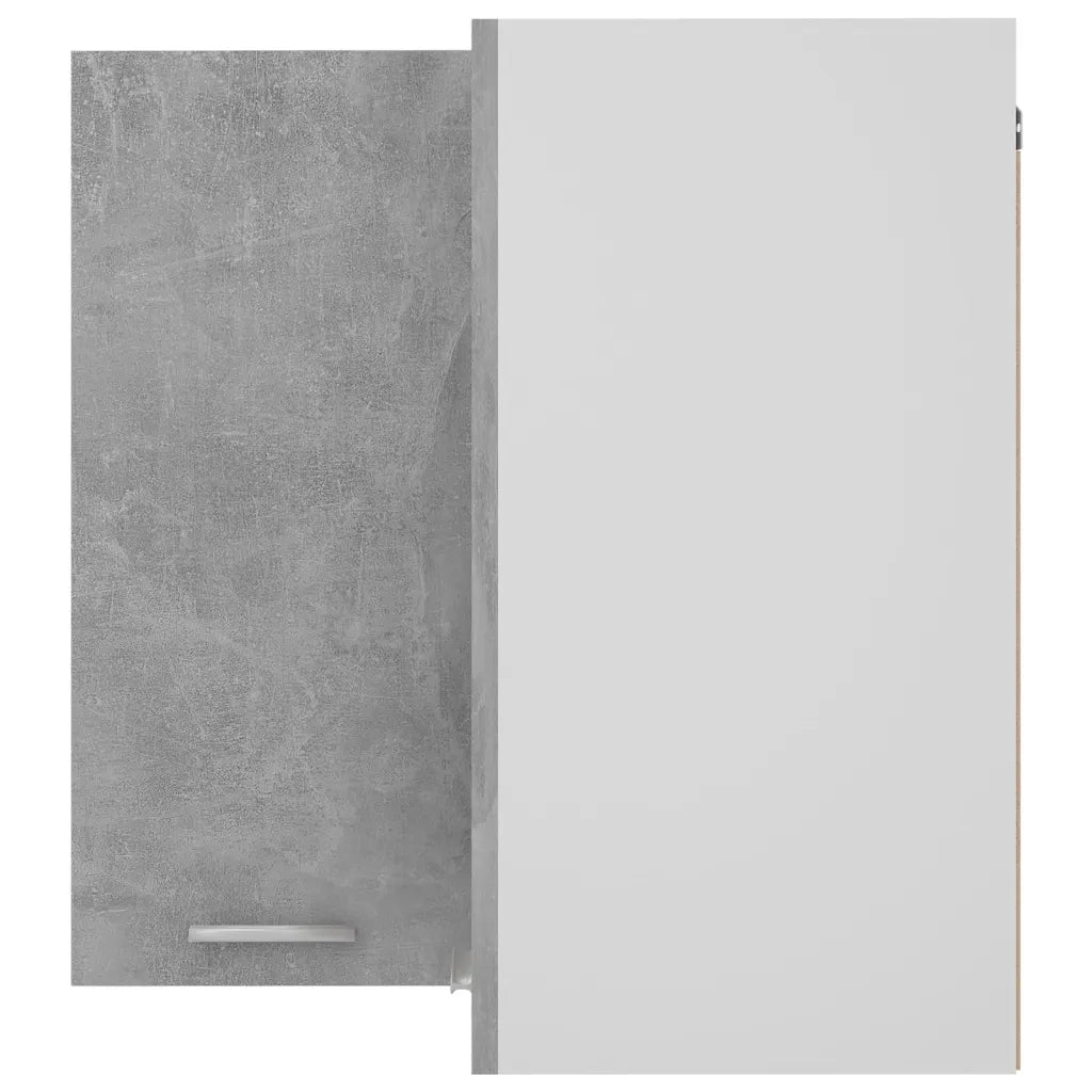 Pensile Angolare ¡°Lyon¡± Grigio Cemento 57x57x60cm