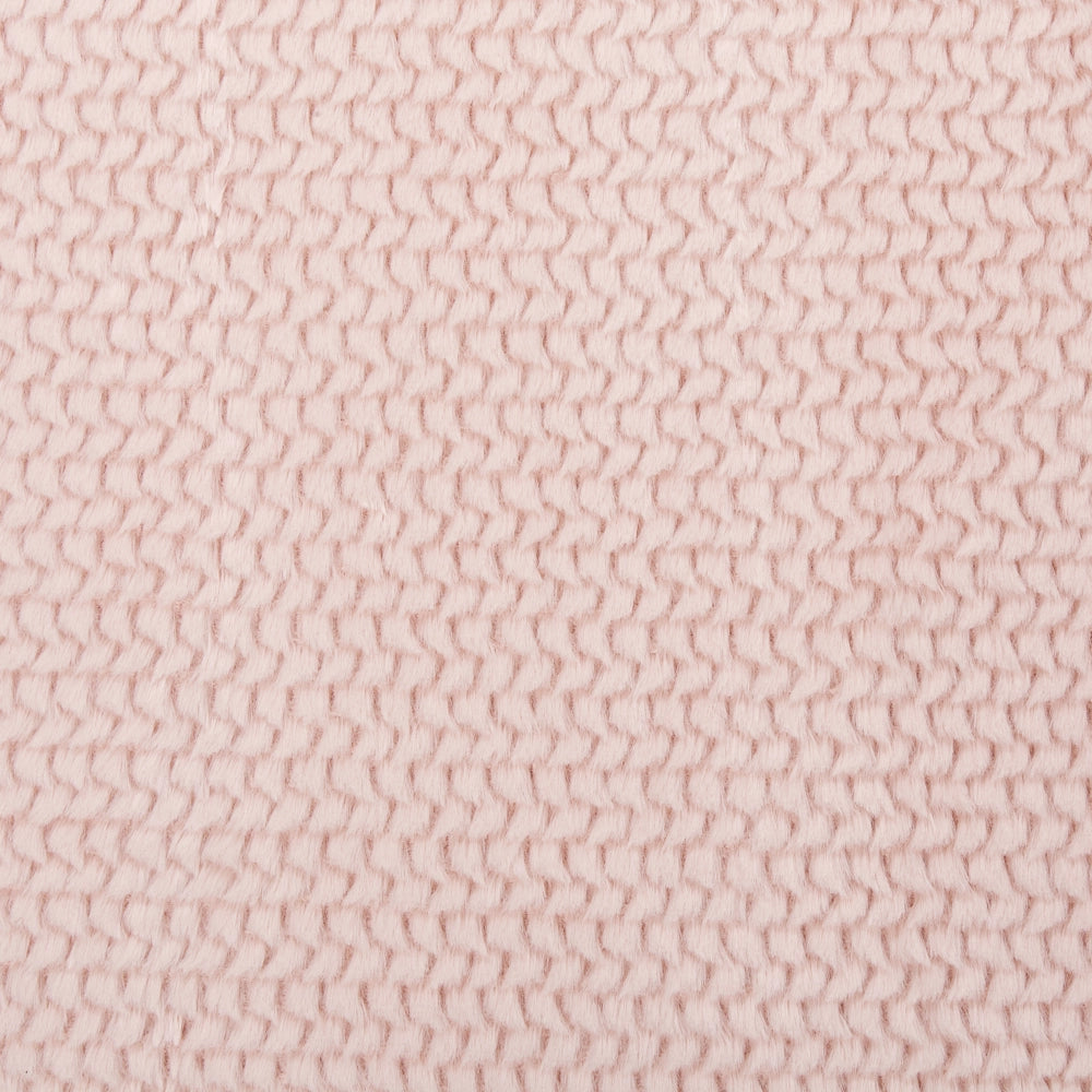 Coperta rosa in poliestere 150 x 200 cm copriletto decorativo in morbida pelliccia plaid