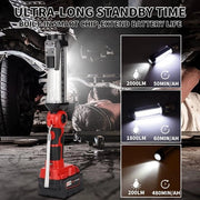 Lampada da lavoro LED 2000LM per batteria M18 Lithio - 25W torcia per campeggio, auto, riparazione e illuminazione di emergenza e cantiere