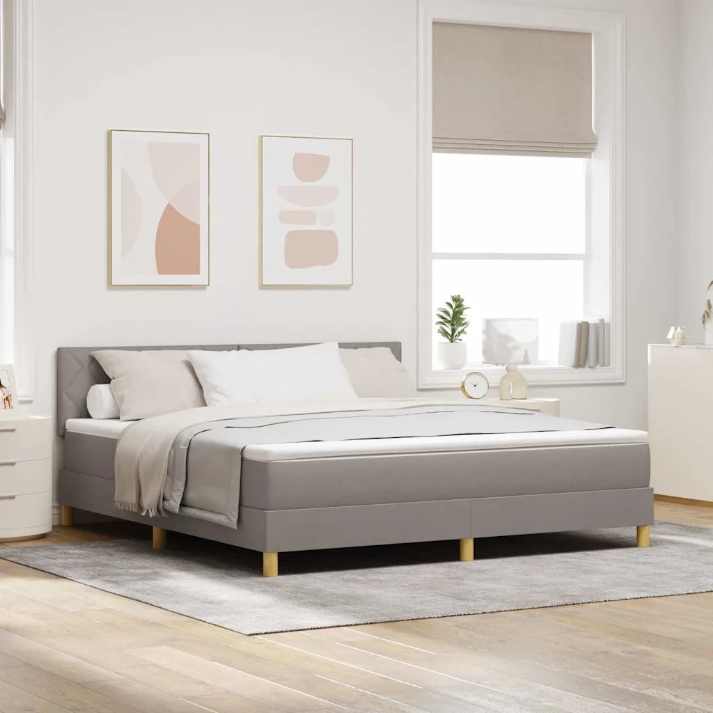 Letto a molle con materasso Talpa 180 x 200 cm Tessuto 3339018