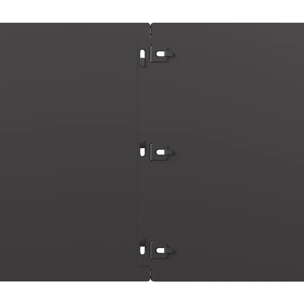 Bordure per Prato 10 pz Nere Acciaio Laminato a Freddo CFW2837077