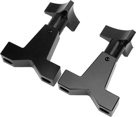 Alzata Elevatore a Tubo 1 Pollice per Alzata di 25 Pollici - Supporto in Metallo Robusto per SUV (Nero) - Ottimo per l'Uso Off Road