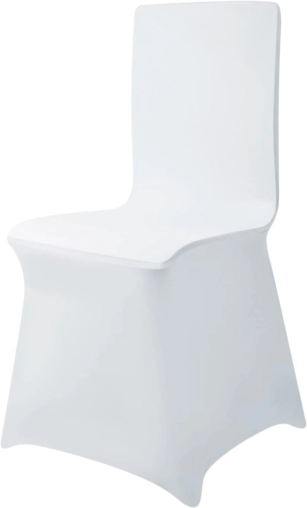 Coprisedia Bianco 50 Pezzi Elasticizzati Coprisedia Rimovibile Lavabile Universale Copertura per Sedie Matrimonio Feste Hotel Ristorante