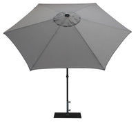 Ombrellone da Giardino Ø3 m Palo Ø38 mm in Alluminio Tessuto Olefin Trend Grigio