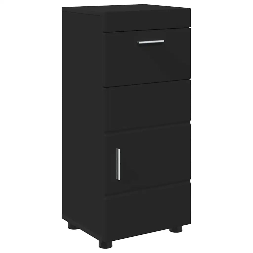 Set di mobili per il bagno TULUM 4 pcs Nero 60 x 34 x 63 cm 3398045