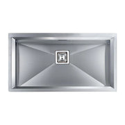 CM glamour 86 x 45 Lavello ad incasso Rettangolare Acciaio inossidabile