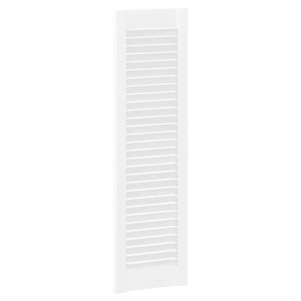 vidaXL Ante a Lamelle 4 pz Bianche 99x29,5 cm