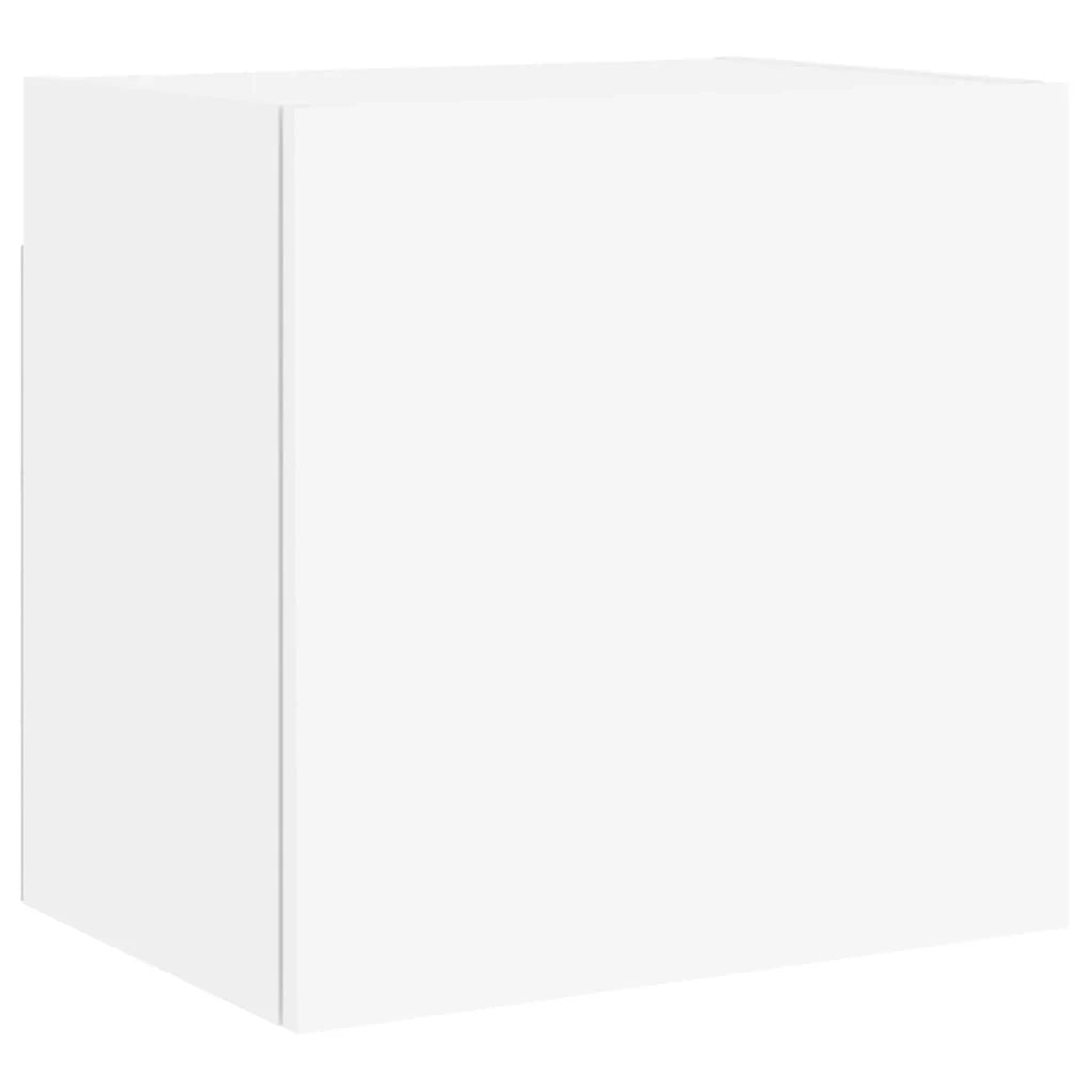 Mobile TV multimediale scaffale TV credenza mobile TV per sala da pranzo soggiorno camera da letto 4 pezzi legno ingegnerizzato bianco 02_0029232