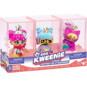 Confezione di bambole - XOX KWEENIE - Serie Quirky - 13 cm - 3 bambole incluse - Finiture uniche
