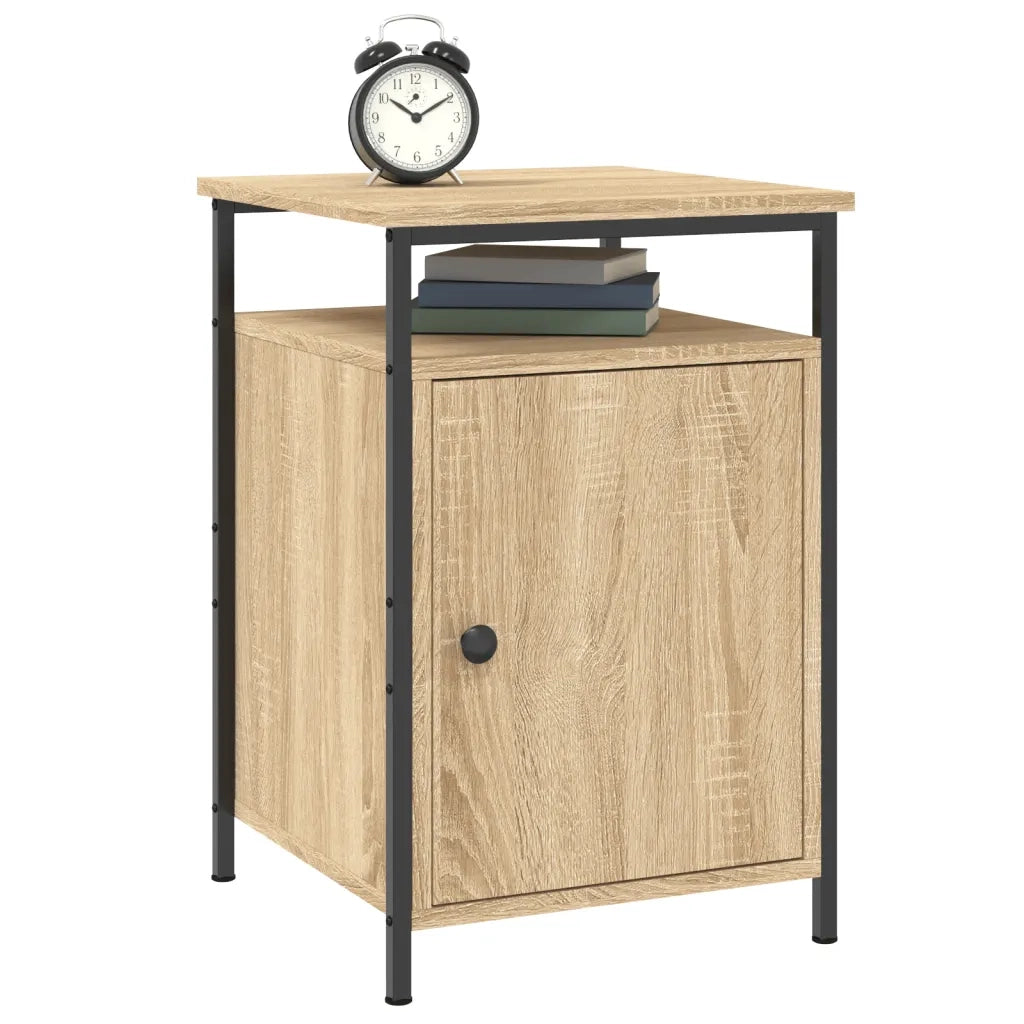 Comodini 2 pz Rovere Sonoma 40x42x60 cm in Legno Multistrato 825866