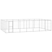 Gabbia per Cani da Esterno in Acciaio Zincato 33,88mÂ² cod mxl 59972
