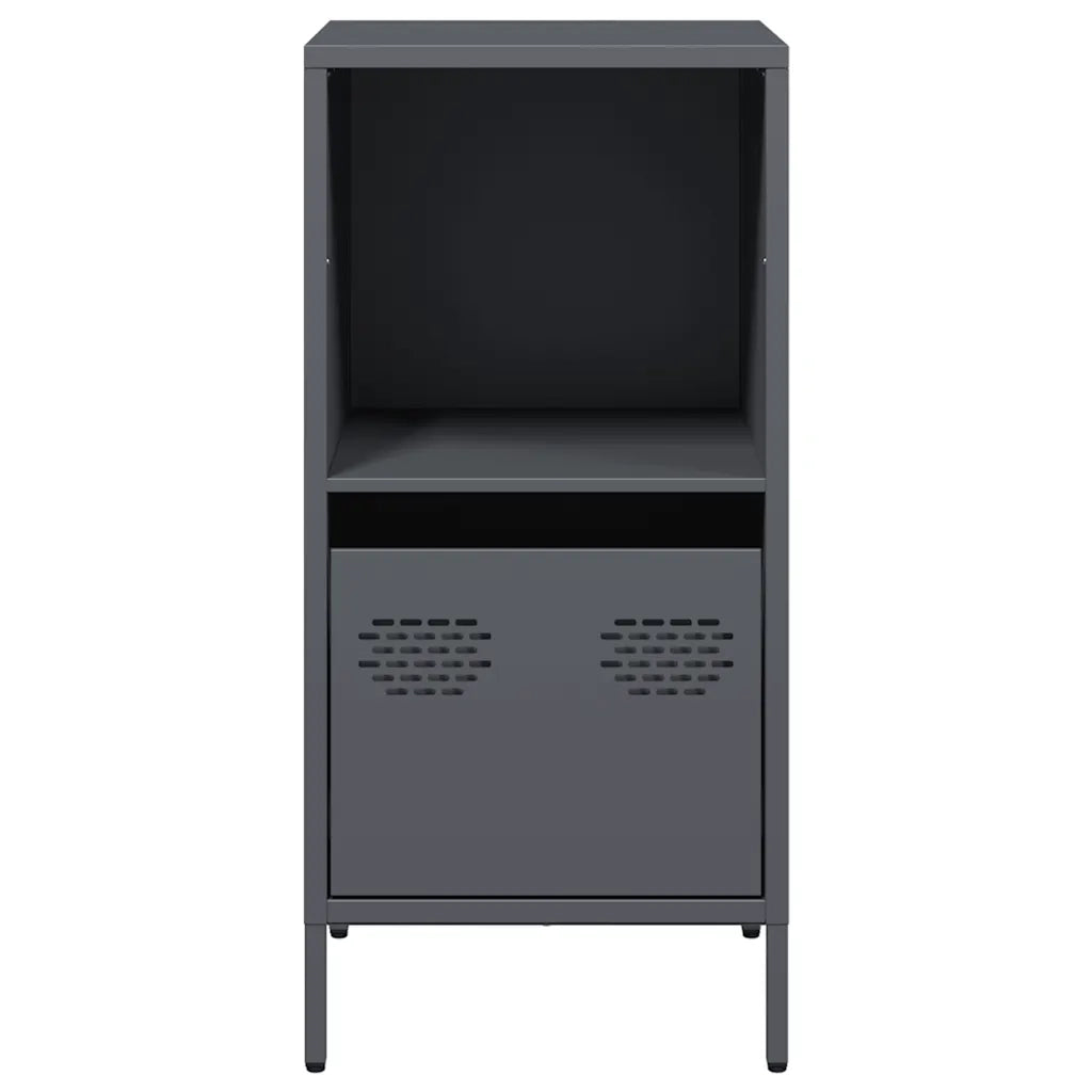Credenza Antracite 35x39x73,5 cm in Acciaio Laminato a Freddo 851354