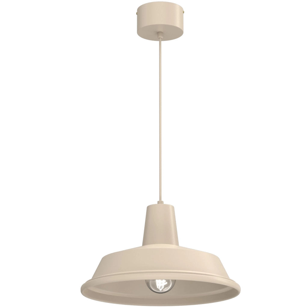 Lampada a sospensione Class beige 1xE27 Luminex