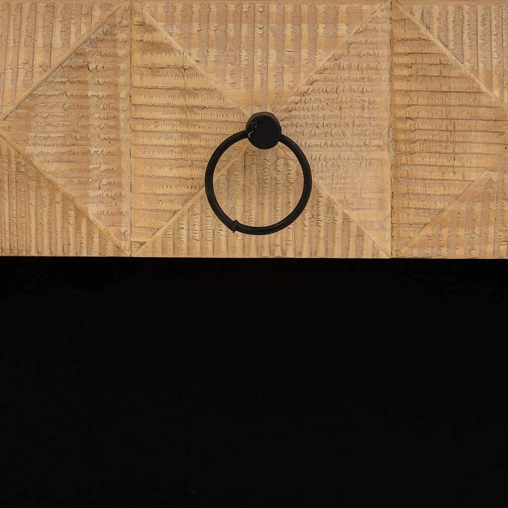 Tavolino in legno marrone 81,5x86x46h