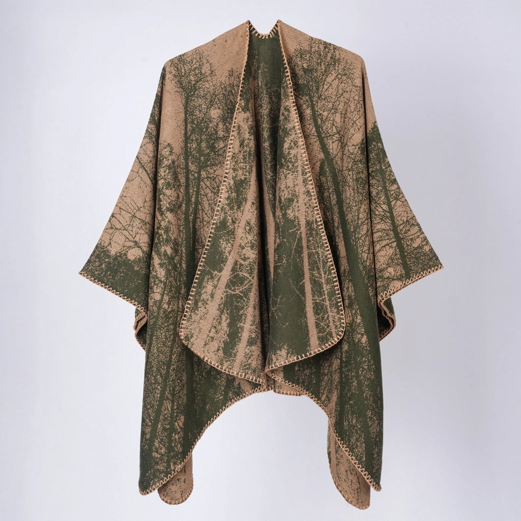 Nuovo scialle/scialle/scialle double-face in cashmere jacquard versatile, ideale per i viaggi.