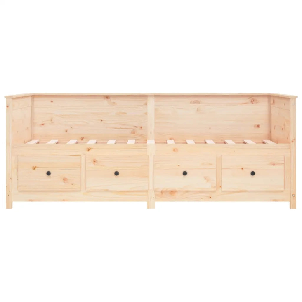 Dormeuse 75x190 cm in Legno Massello di Pino cod mxl 64552
