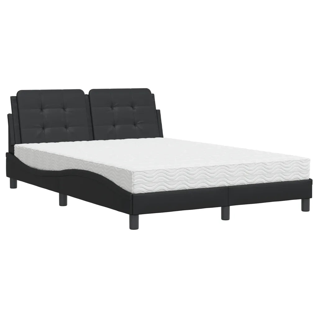 Giroletto senza Materasso Zadar Nero 140x200 cm in Similpelle 3208866