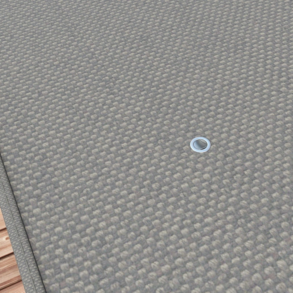 Telo di Ricambio per Pergola da Giardino 297x297 cm con 16 Fori di Drenaggio Grigio