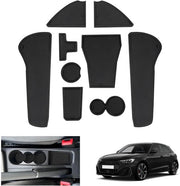Accessori per Audi A1 GB 2019-2025 Antislipmattone per console centrale in gomma, nero