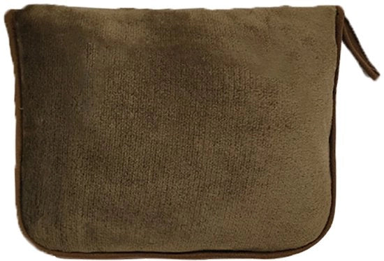 Decongelante deken viaggio, decongelante deken aereo, può essere ripiegato come cuscino, con cinturino per valigia e clip per zaino, decongelante deken compatta, adatta per ogni viaggio, 100*150cm, marrone