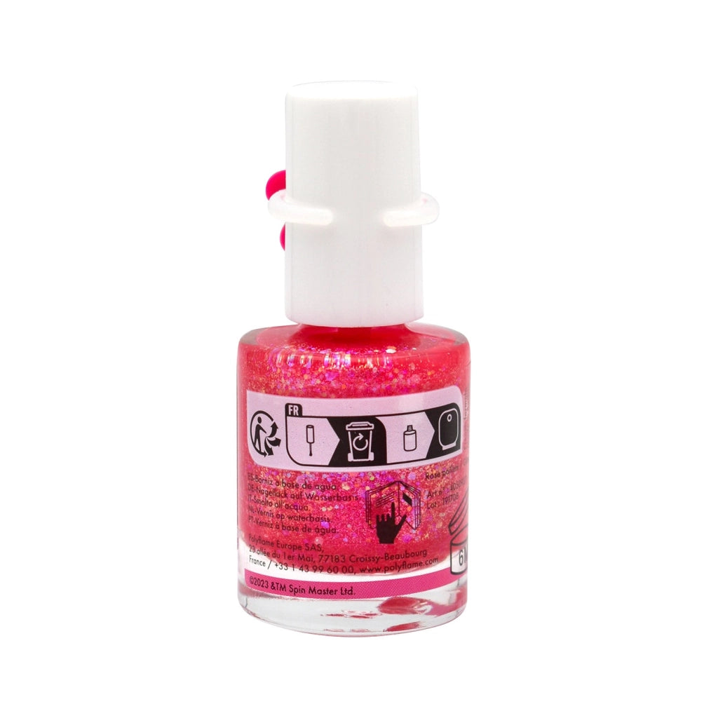 Set 18 Smalti con Anello per Bambini a Base Acqua 9ml Paw Patrol Rosa