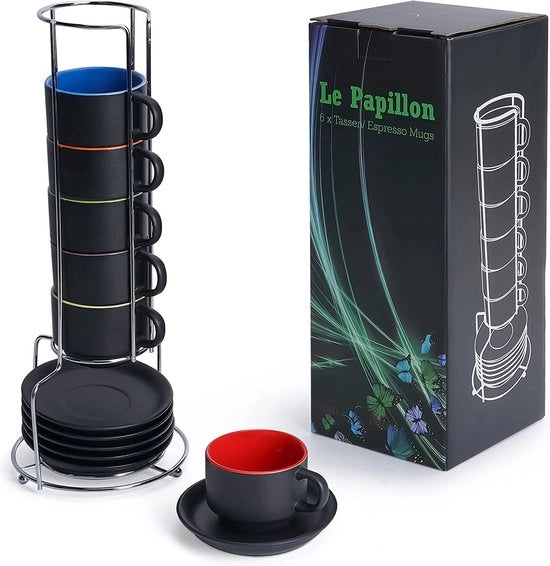 Set di tazze in cotone - set di tazze per caffè - tazza - set di tazze per caffè - ecosostenibile 

Modello: 
Set composto da 6 pezzi 
Materiali: cotone 
Capacità: 250ml 
Dimensioni: 8 x 8 cm