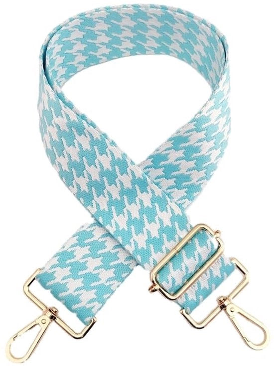 Cinturone Regolabile 75-130 cm per Borsa - 5 cm Largo - Ferro di Balzo - Accessori DIY - Tessuto di Cotone Sostenibile