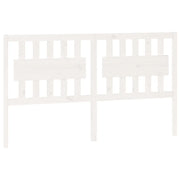 Testiera | Testata per Letto Bianca 165,5x4x100 cm Legno Massello di Pino