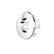 Ghiera con foro cromata per troppo pieno lavabo e bidet da 24 o 28 mm