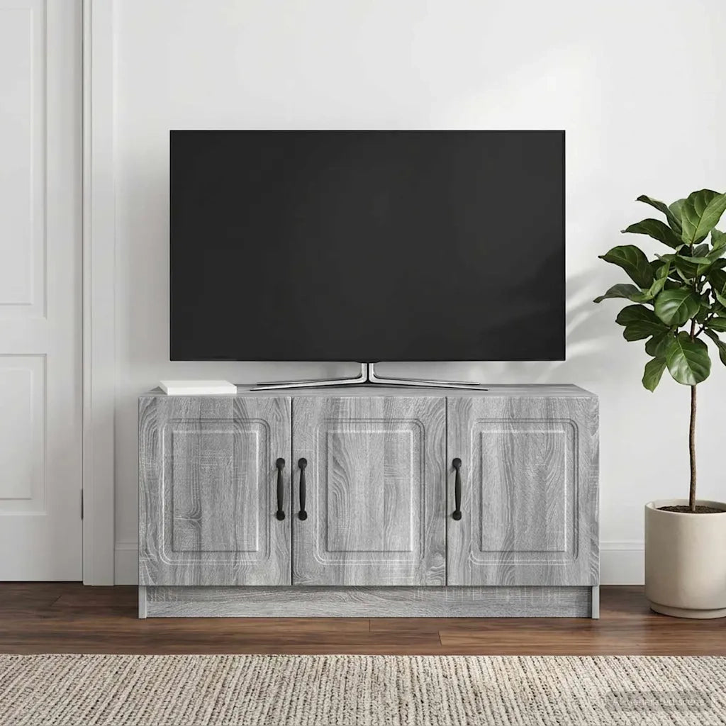 Mobile TV Grigio Sonoma 99 x 34,5 x 47 cm Legno ingegnerizzato 895871