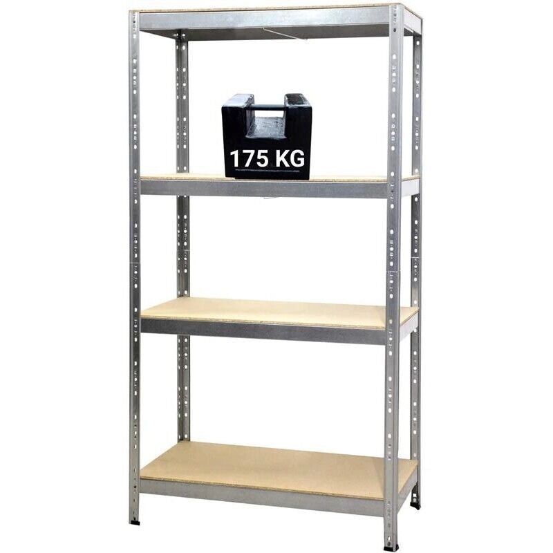 SCAFFALE IN METALLO JOKER 90 X 40 X H 174 CM 4 RIPIANI 175 KG A PIANO