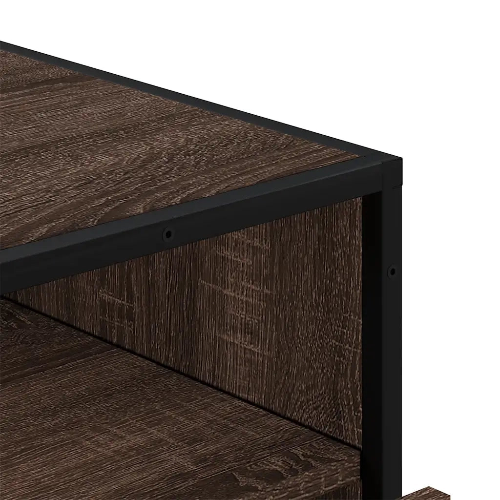 Cassettiera Rovere Marrone 70x41x70 cm in Legno Multistrato CFW2249987