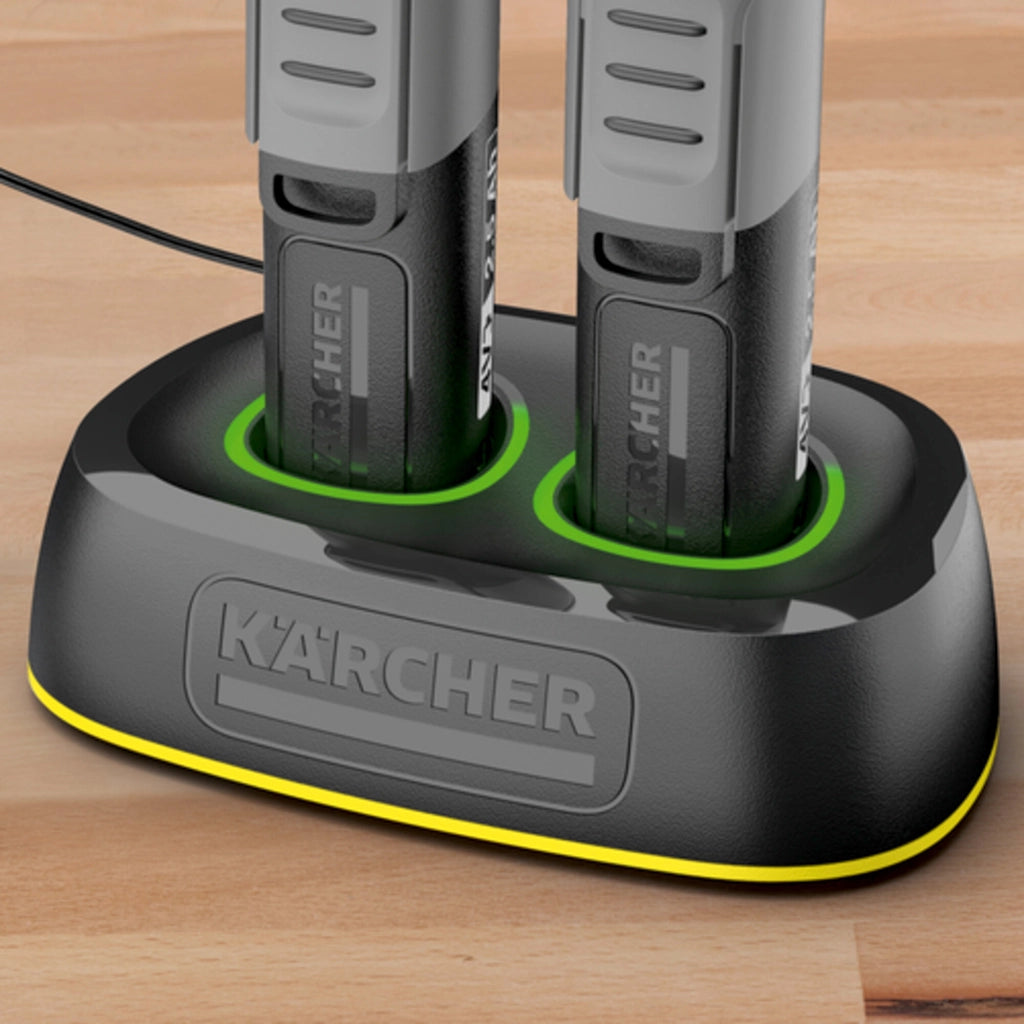 KARCHER Fast Charger Duo Battery Power 4 V - Piattaforma batteria: Piattaforma batteria a 4 V