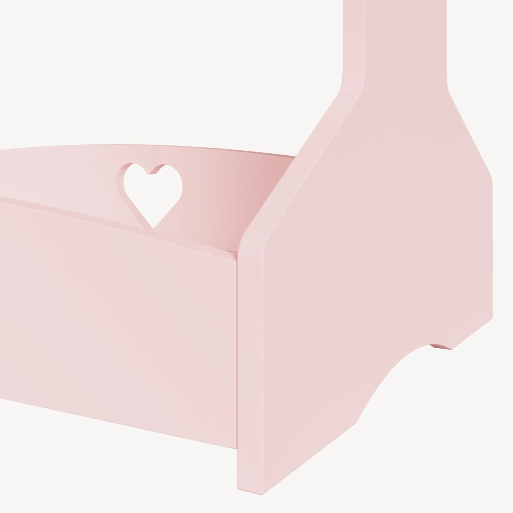Appendiabiti da Terra Haandsvanssad per Cameretta 126x73x43 cm - Rosa [en.casa]