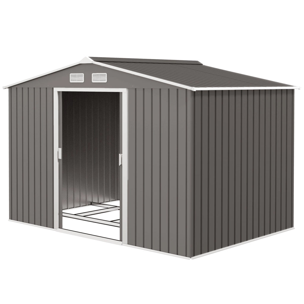 Capanno da Giardino in Acciaio ¨C Zephmum ¨C Grigio 277x195x192 cm