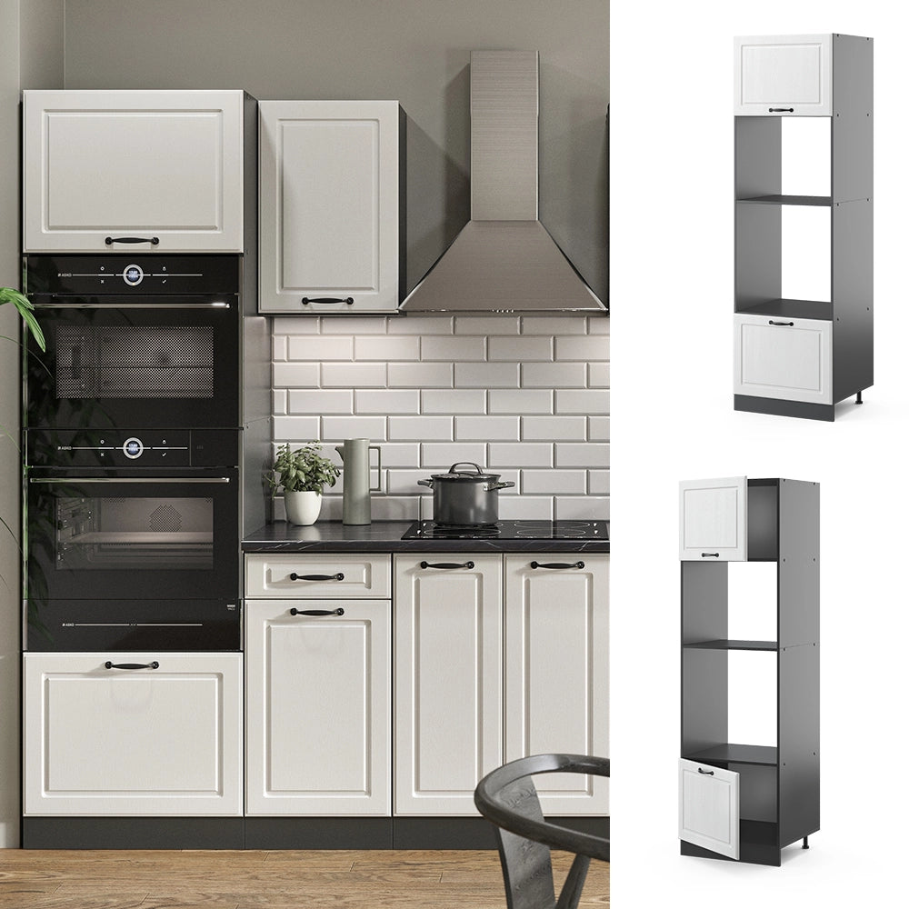 Vicco Set mobili bagno Bianco casa di campagna 60 cm