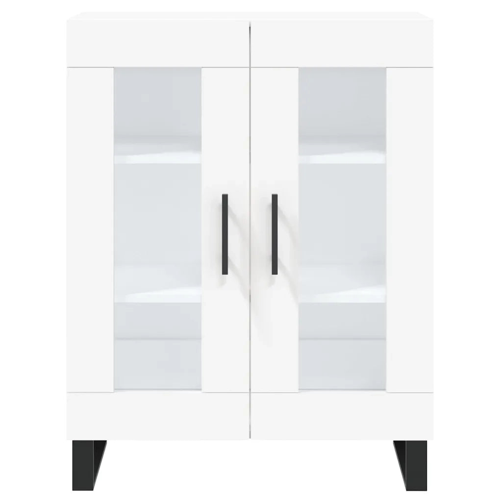 Credenza | Madia | Buffet da pranzo | Armadio da pranzo Bianca 69,5x34x180 cm in Legno Multistrato