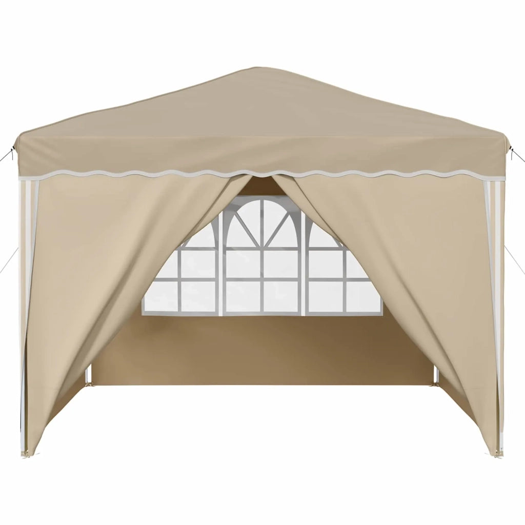 Tenda per feste a pop-up-Gazebo Crema 288 x 288 x 245 cm 280332