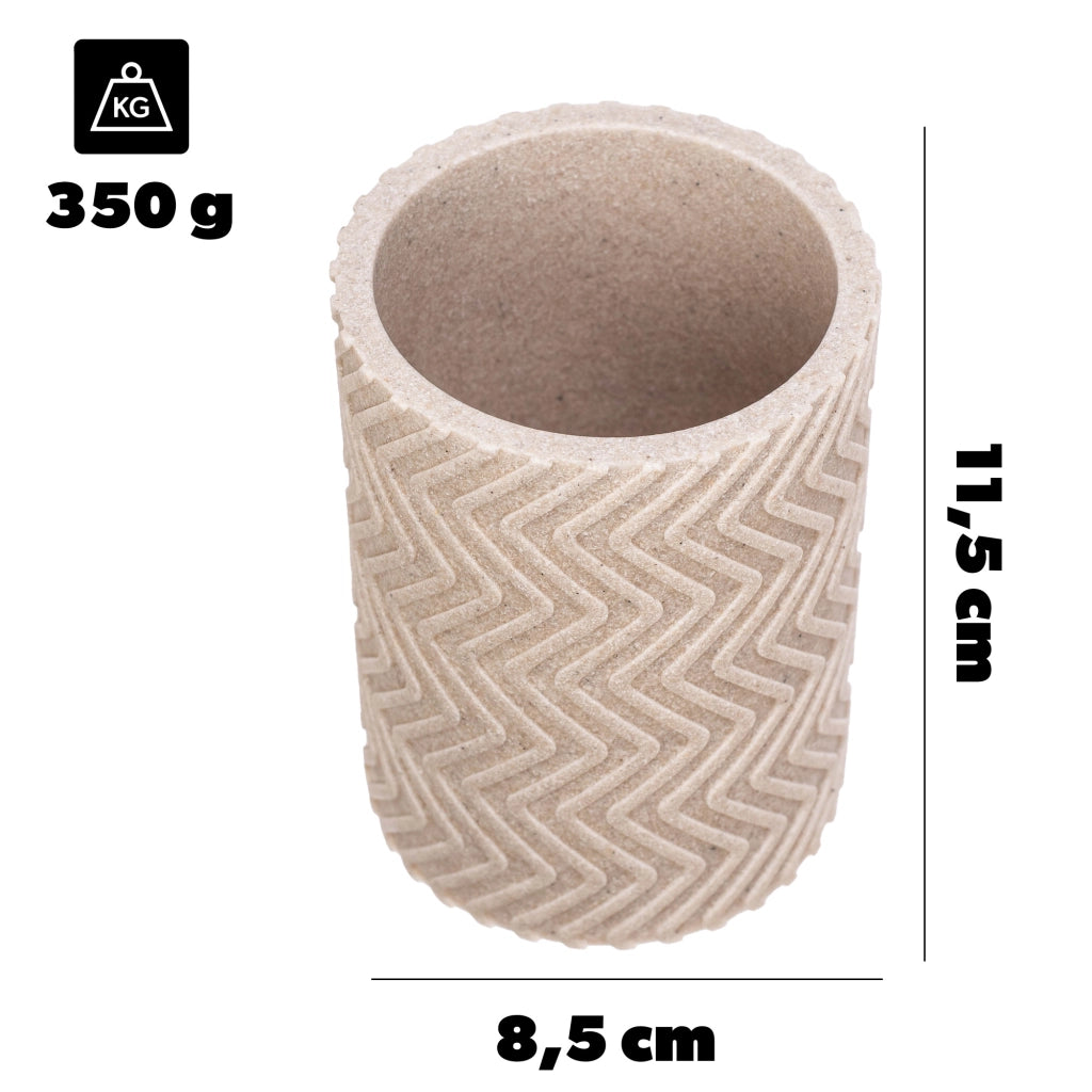 KADAX Kubek łazienkowy SANO 40598 beżowy <24> K171